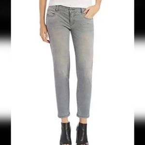 Free People 'Ivory Coast' Gray Crop Jeans, Monterey Size 29 x 23.5